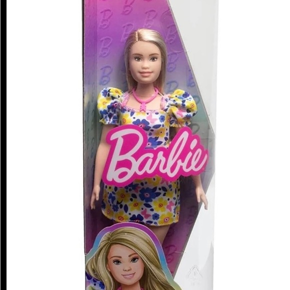 Barbie Other - MATEL HJT05 Fashionistas Doll Barbie Doll with Down Syndrome Wearing Floral